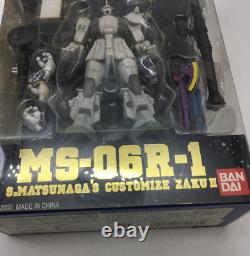 Lot de 4 figurines Zaku II MS-06 Bandai Gundam Mobile Suit en action MSIA MIA