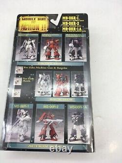 Lot de 4 figurines Zaku II MS-06 Bandai Gundam Mobile Suit en action MSIA MIA