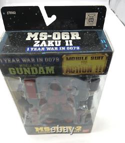 Lot de 4 figurines Zaku II MS-06 Bandai Gundam Mobile Suit en action MSIA MIA