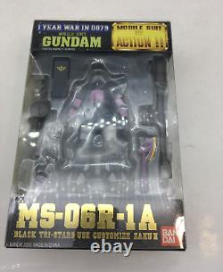 Lot de 4 figurines Zaku II MS-06 Bandai Gundam Mobile Suit en action MSIA MIA