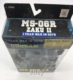 Lot de 4 figurines Zaku II MS-06 Bandai Gundam Mobile Suit en action MSIA MIA