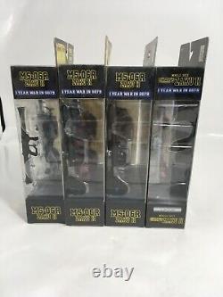 Lot de 4 figurines Zaku II MS-06 Bandai Gundam Mobile Suit en action MSIA MIA