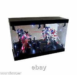 Mb-2 Display Box Acrylique Cas Led Light House Pour Bandai Gundam Zaku 1/144 Modèle
