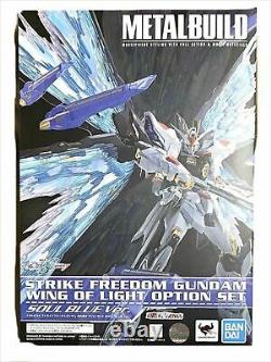 Métal Bâtiment Strike Freedom Gundam Wing Of Light Option Set Soul Blue Ver