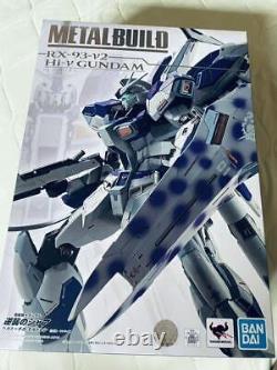 Métal Build Rx-93-v2 Hi-v Gundam Action Figurine Bandai Jouet D'importation Japon