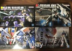 Modèle De Gundam Kit De Vente En Vrac Mg/hg/rg Action Figure Utilisé Ensemble De 10 Pièces Bandai2080mn