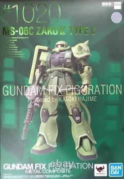 Nouveau Composite De Métaux De Figure Fixe Bandai Gundam Ms-06c Zaku II Type C Figure