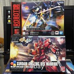 Robot Spirits Perfect Gundam Hg Amazing Red Warrior Presque Inutilisé Du Japon