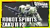 Robot Spirits Zaku Ii F2 Impressions Gundam Action Figure Review