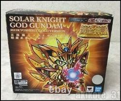Sdx Sd Gundam Solar Knight Dieu Gundam Meikyoshisui Gold Action Figure Bandai