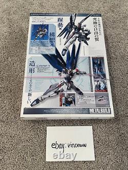 Traduisez ce titre en français : Bandai Metal Build Freedom Gundam ZGMF-X10A 2012 Figure. Nouvelle figurine Metal Robot Tamash.