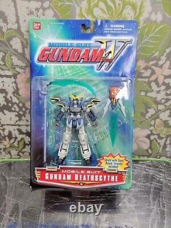 Vintage Bandai Gundam Mobile Suit Saga/w-wing Lot De Figure Mixte