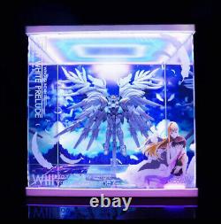 Vitrine complète pour figurine Wing Gundam Snow White Prelude + Lumière SANS figurine